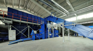 Sorting plant for municipal solid waste
