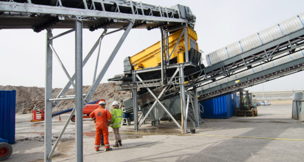 incinerator bottom ash sorting