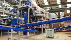glass recycling plant